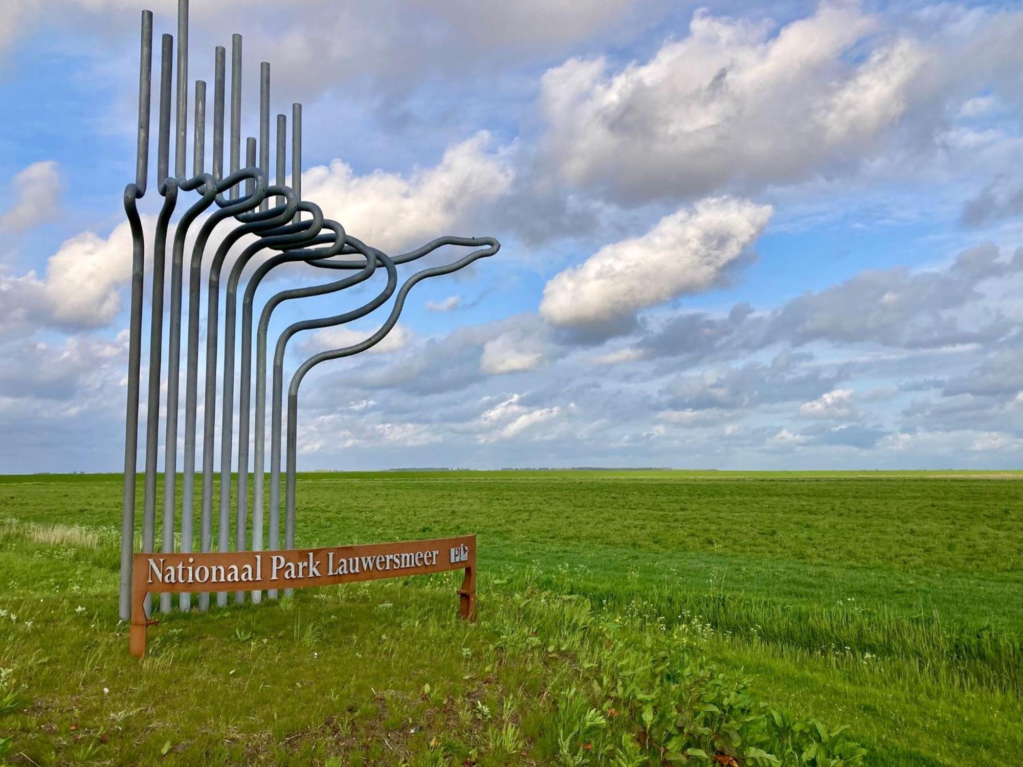 4 Pers Holiday Home Hilla With Winter Garden In Front Of The Dike Directly On The Lauwersmeer Anjum Exterior foto
