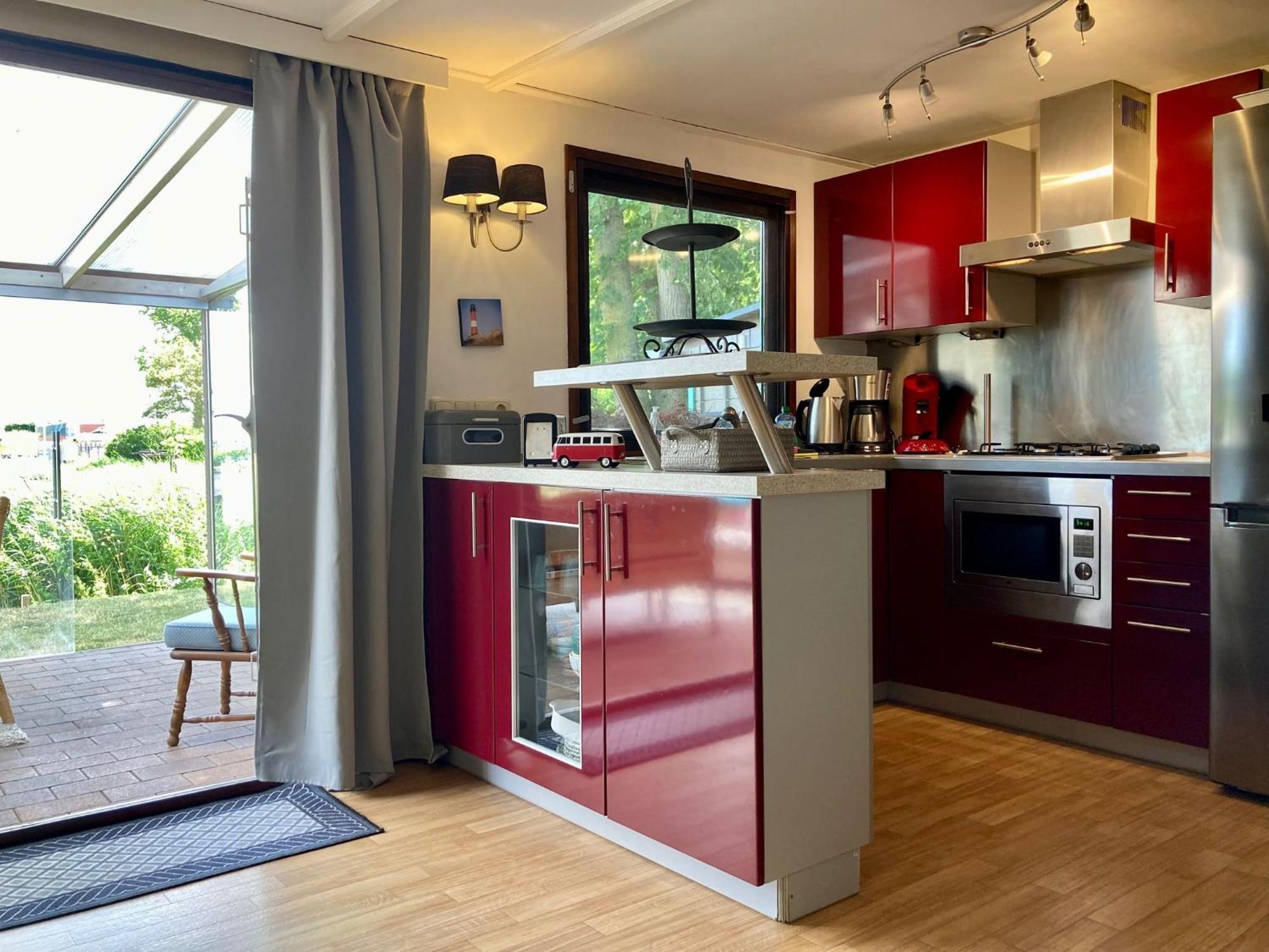 4 Pers Holiday Home Hilla With Winter Garden In Front Of The Dike Directly On The Lauwersmeer Anjum Exterior foto
